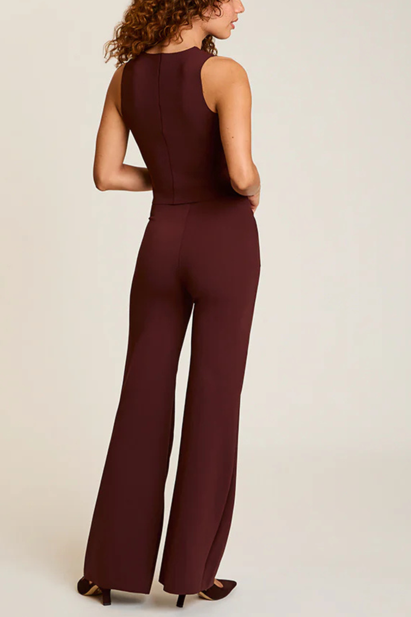 Neoprene Wide Leg Pant