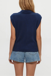 Michael Stars Faye Power Shoulder Polo