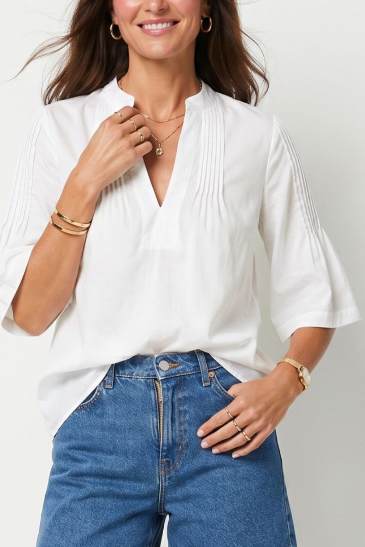 Bell Sleeve Blouse