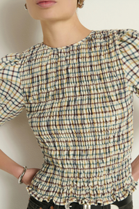 Nation Ltd Brinley Smocked Top
