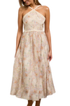 SRB Halter Neck Midi Dress