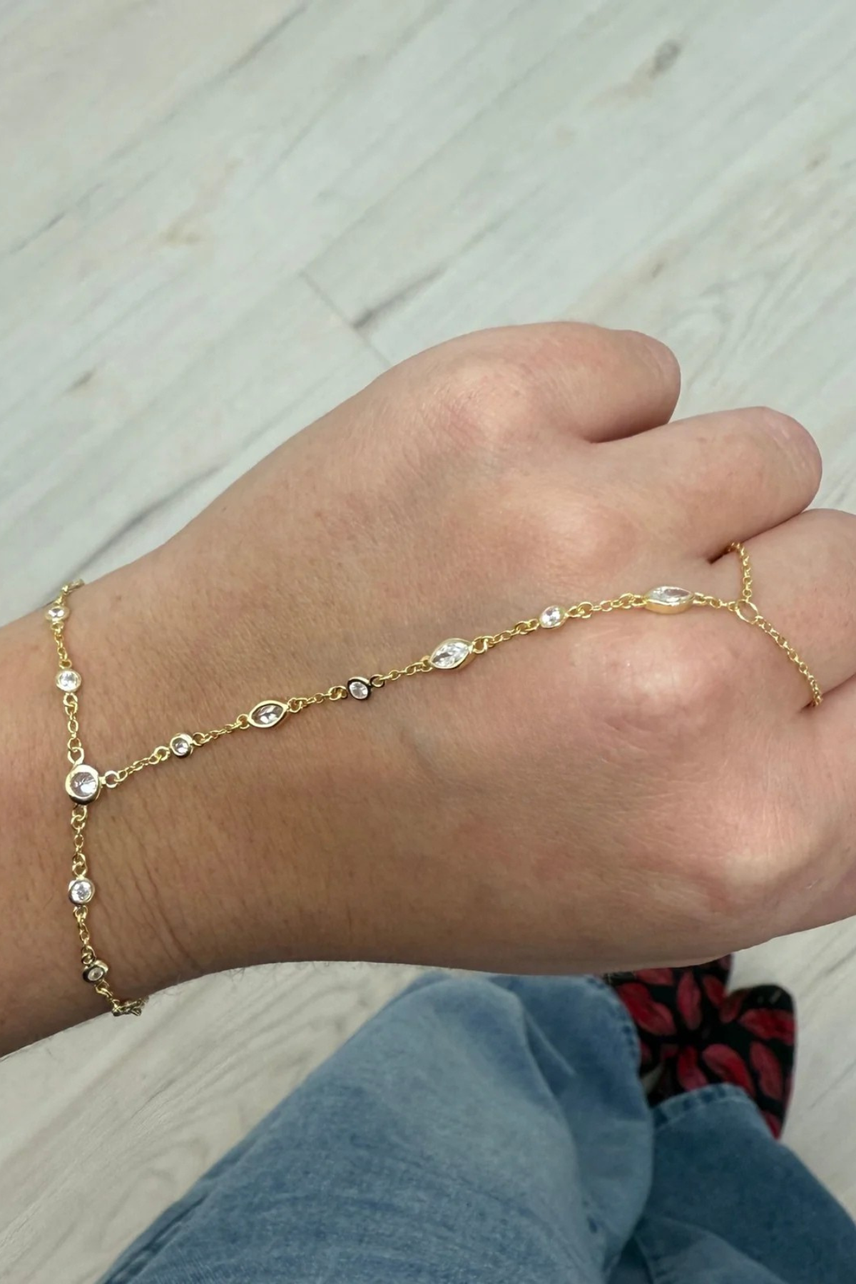 Seraphine CZ Hand Chain