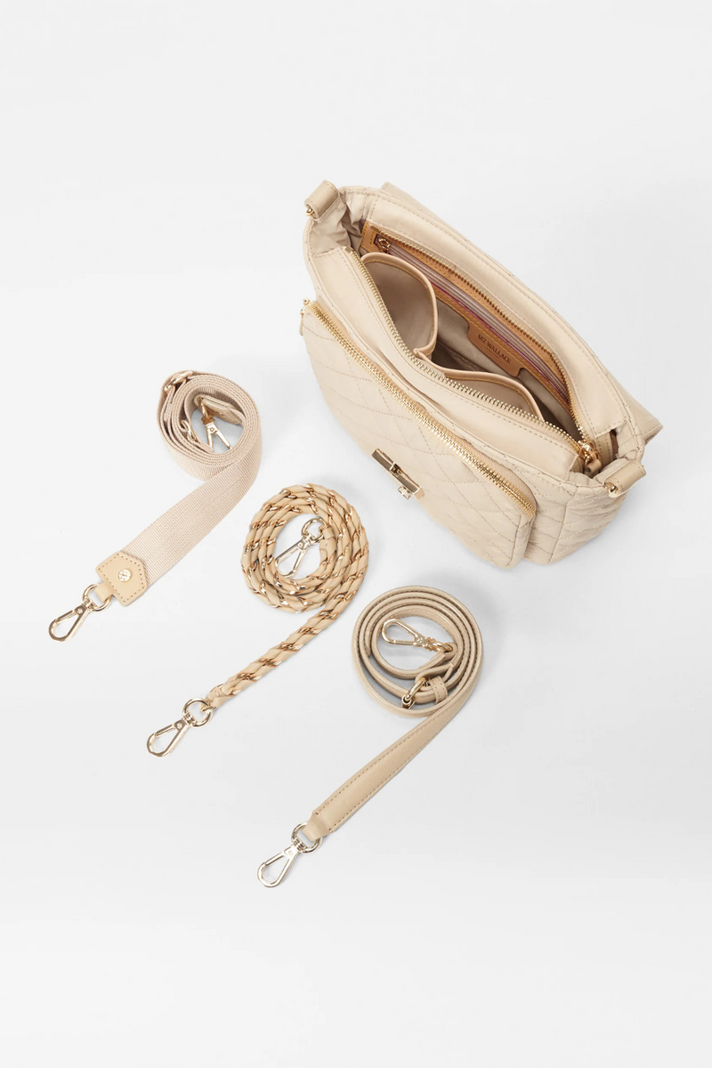 MZ Wallace Crosby Lock Medium Crossbody