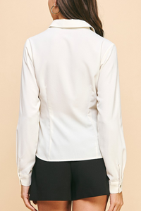Pintuck Detail Blouse
