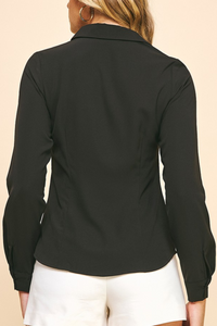 Pintuck Detail Blouse