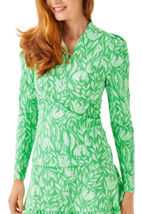 Lilly Pulitzer Sania Half Zip Sunguard