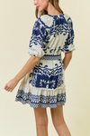 Border Shift Dress
