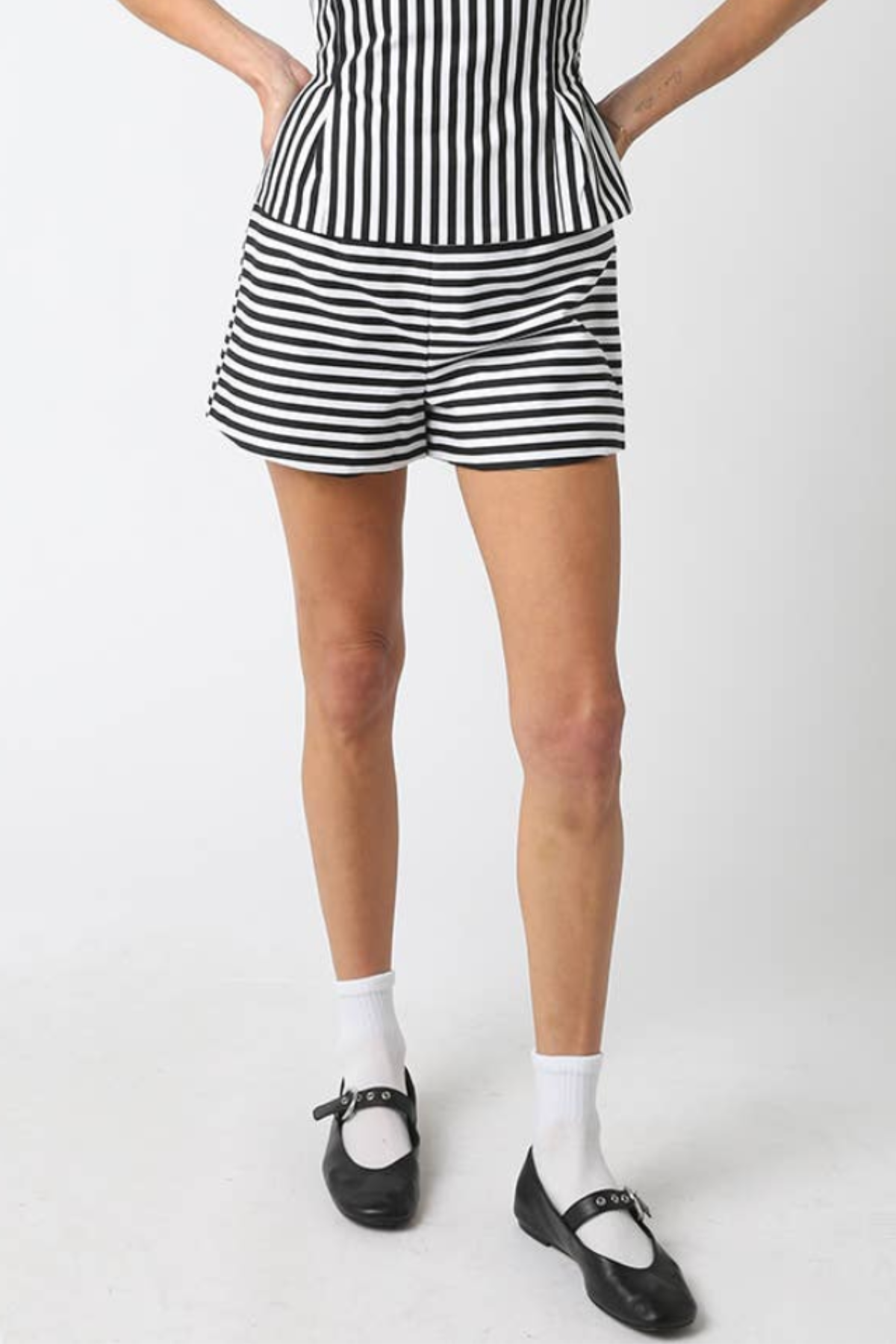 Anna Striped Shorts