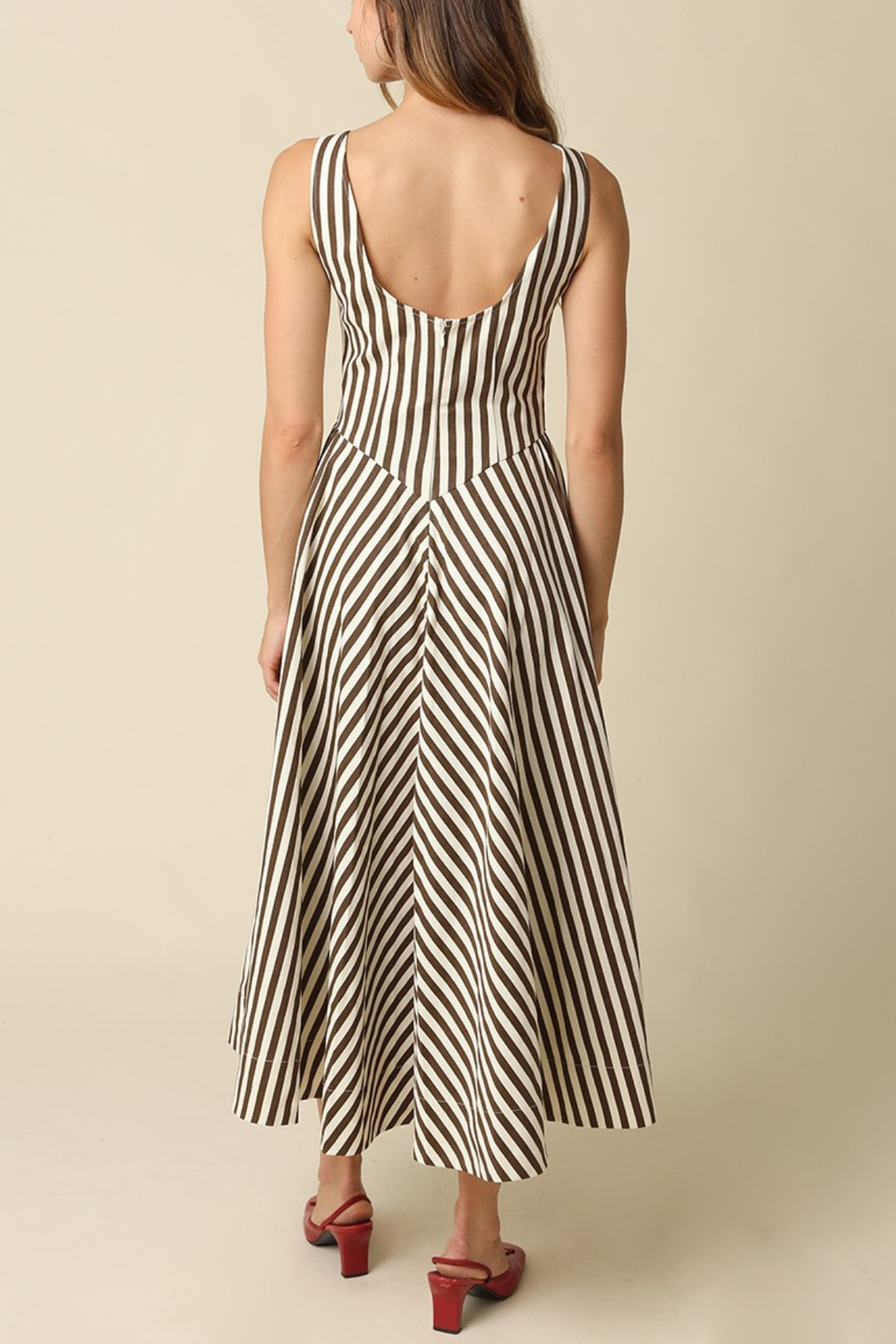 Stripe Maxi Dress