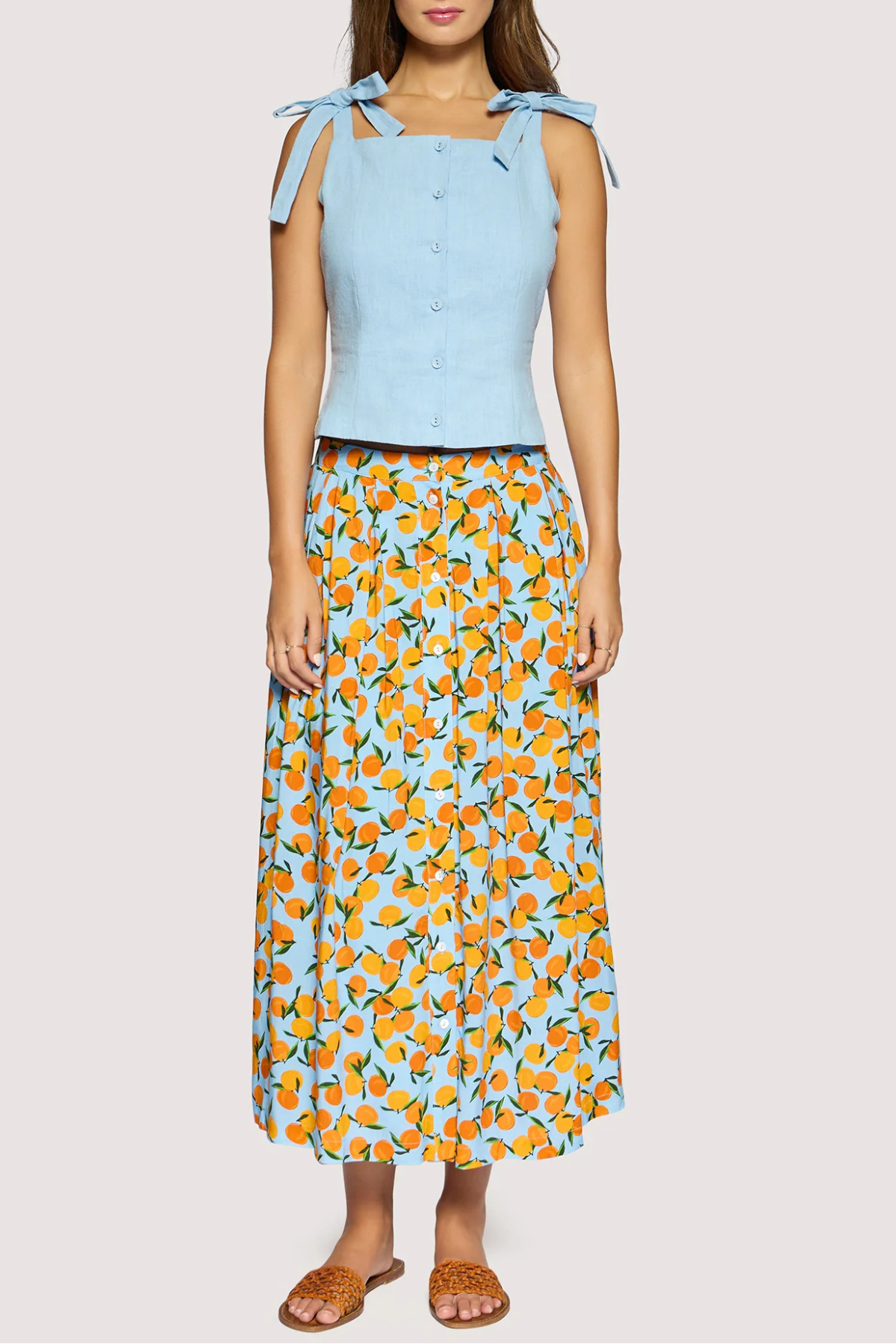 Coastal Voyage Sleeveless Top