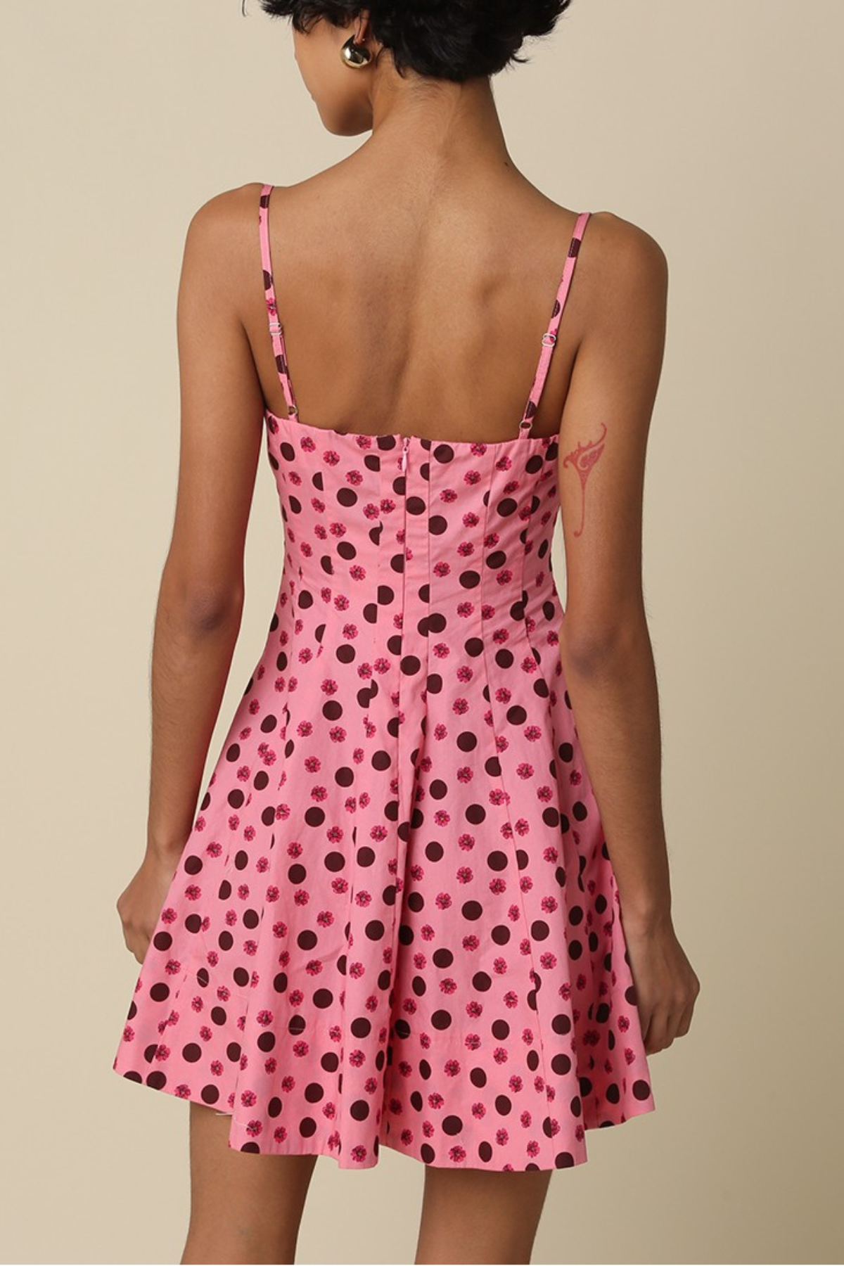 Joy Pink Polka Dot Mini Dress