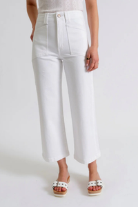 Valley Girl High Rise Wide Leg Ankle Jeans