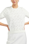 Lace Overlay Top