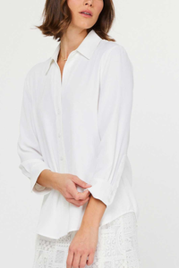 3/4 Sleeve Button Down Short