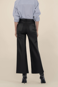 Kut Meg Coated High Rise Wide Leg