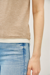 Layered Look Sweater Tank