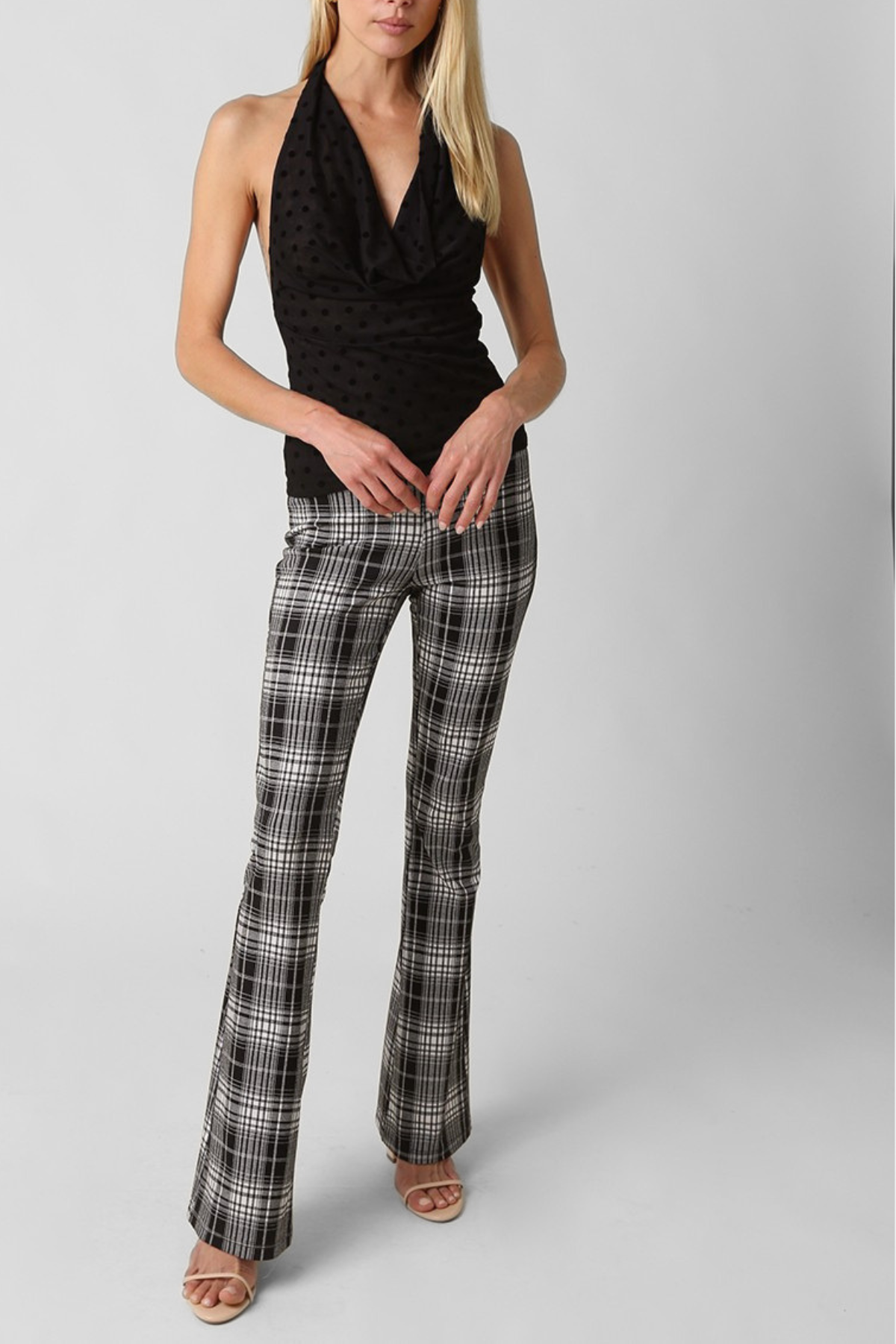 Karrie Polka Dot Halter Top