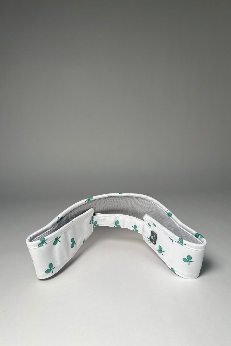 Tennis Visor with Puff Logo