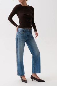 Pistola Lexi Mid Rise Bowed Straight