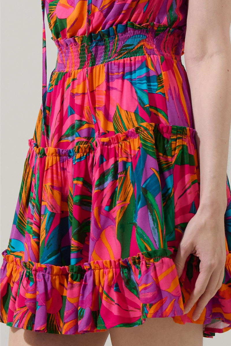 Sugar Lips Toledo Tiered Mini Dress