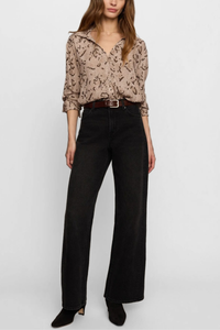 Z Supply Golden Haven Snake Button Up