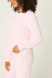 P.J. Salvage Bundle Up Boucle Long Sleeve Top