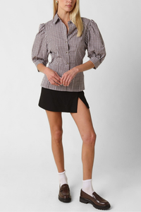 Anni Gingham Blouse