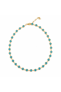 Turquoise Bezel Necklace