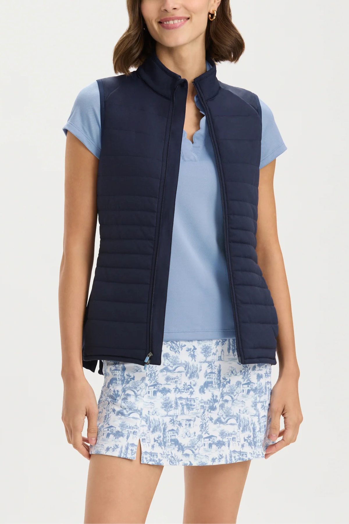 Renwick Quilted Knit Vest