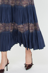Pleated Midi Skirt