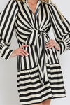Long Sleeve Striped Dress