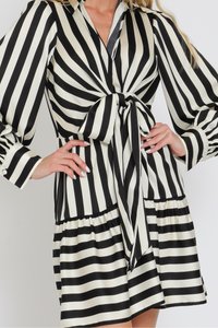 Long Sleeve Striped Dress