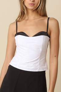 Contrast Tank Top