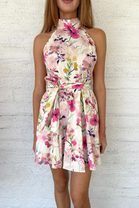 Band Belted Mini Dress
