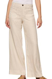 Sanctuary Linen Marine Wide Leg Pant