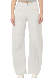 Vervet High Rise Crop Barrel Jeans