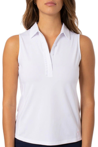 Golftini Ruffle Sleeveless Polo