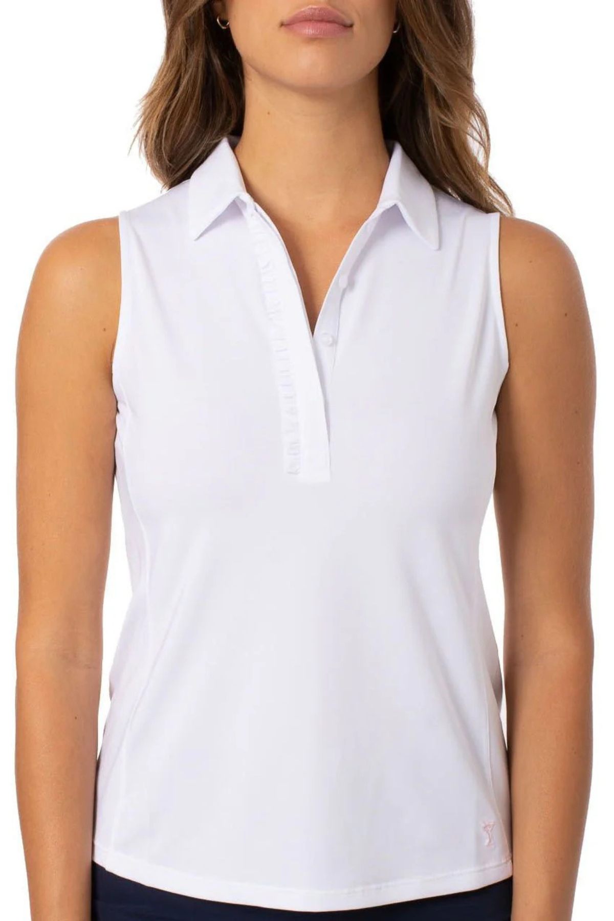 Golftini Ruffle Sleeveless Polo