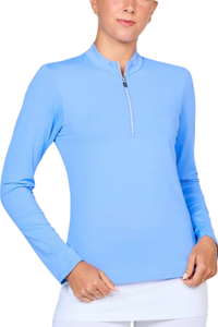 Sofibella Half Zip Long Sleeve