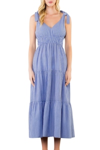 THML Tie Strap Maxi Dress