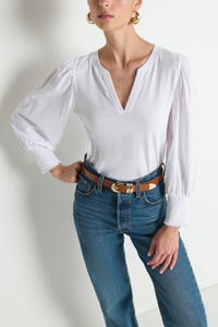 Nation Ltd Flora Peasant Tee