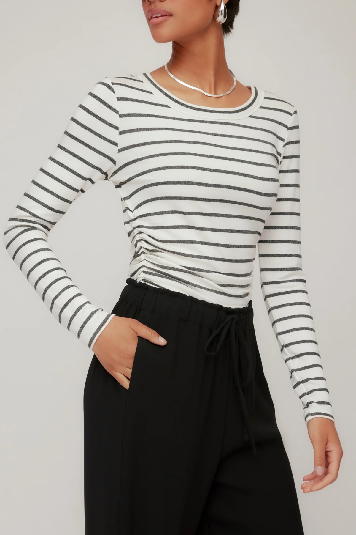 Steff Side Shirred Top