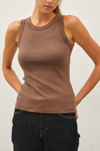 Lexi Basic Round Neck Tank