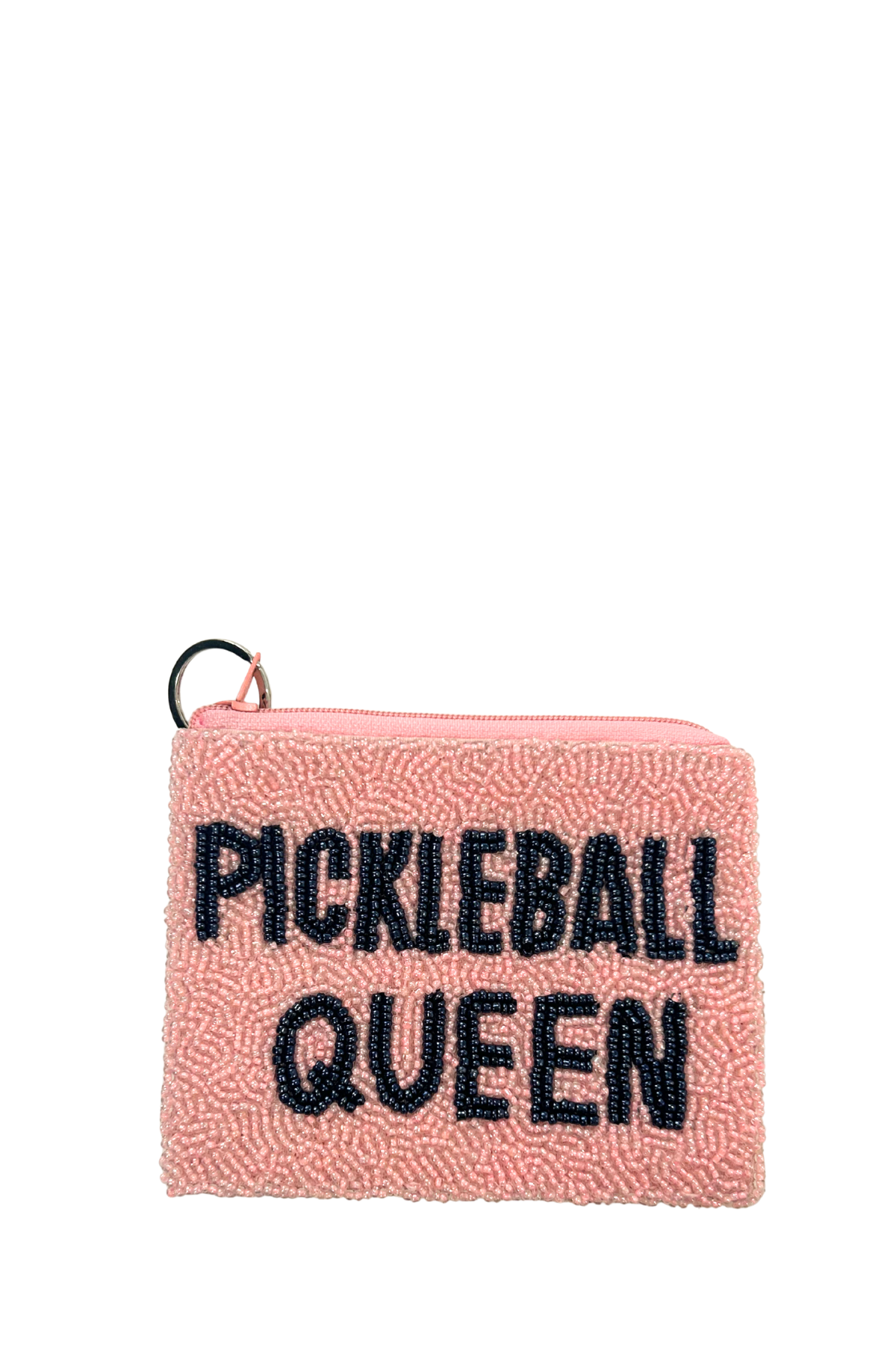 Pickleball Queen Beaded Coin Purse