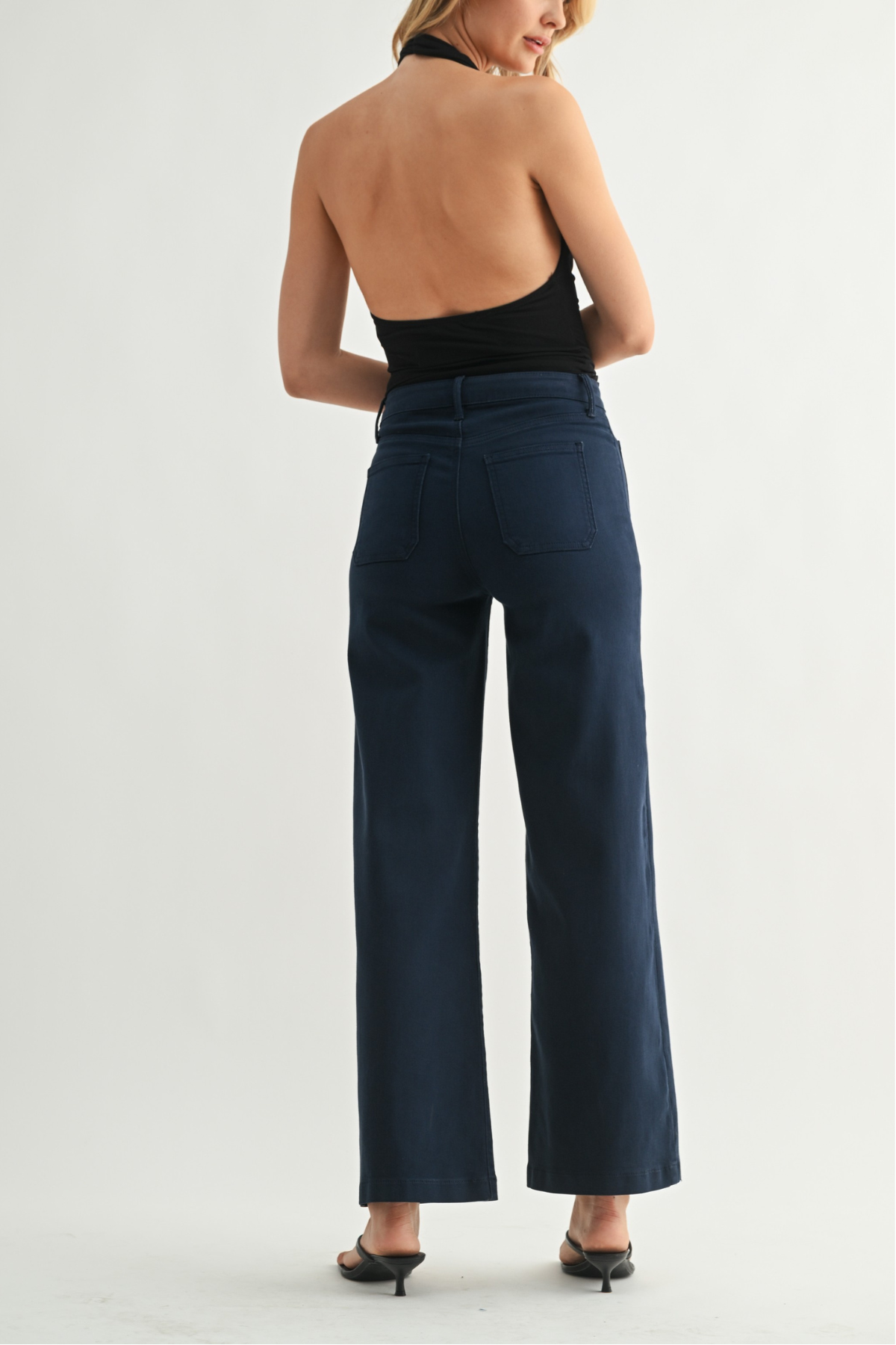 JBD Mini Patch Pocket Wide Leg