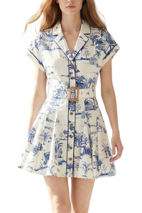 Palm Tree Mini Dress