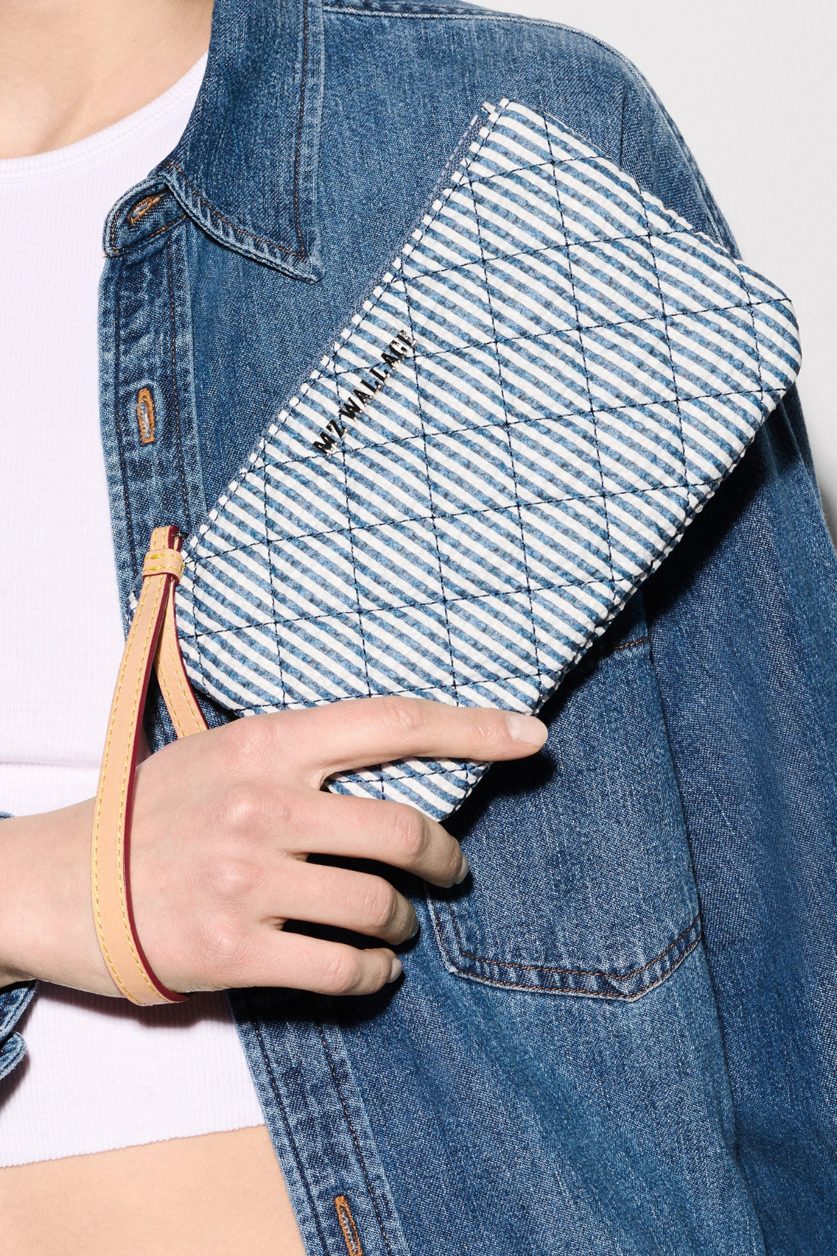 MZ Wallace Flat Metro Wristlet