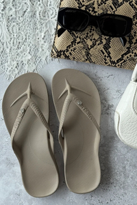 Archie's Arch Support Crystal Flip Flops