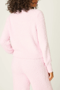 P.J. Salvage Bundle Up Boucle Long Sleeve Top