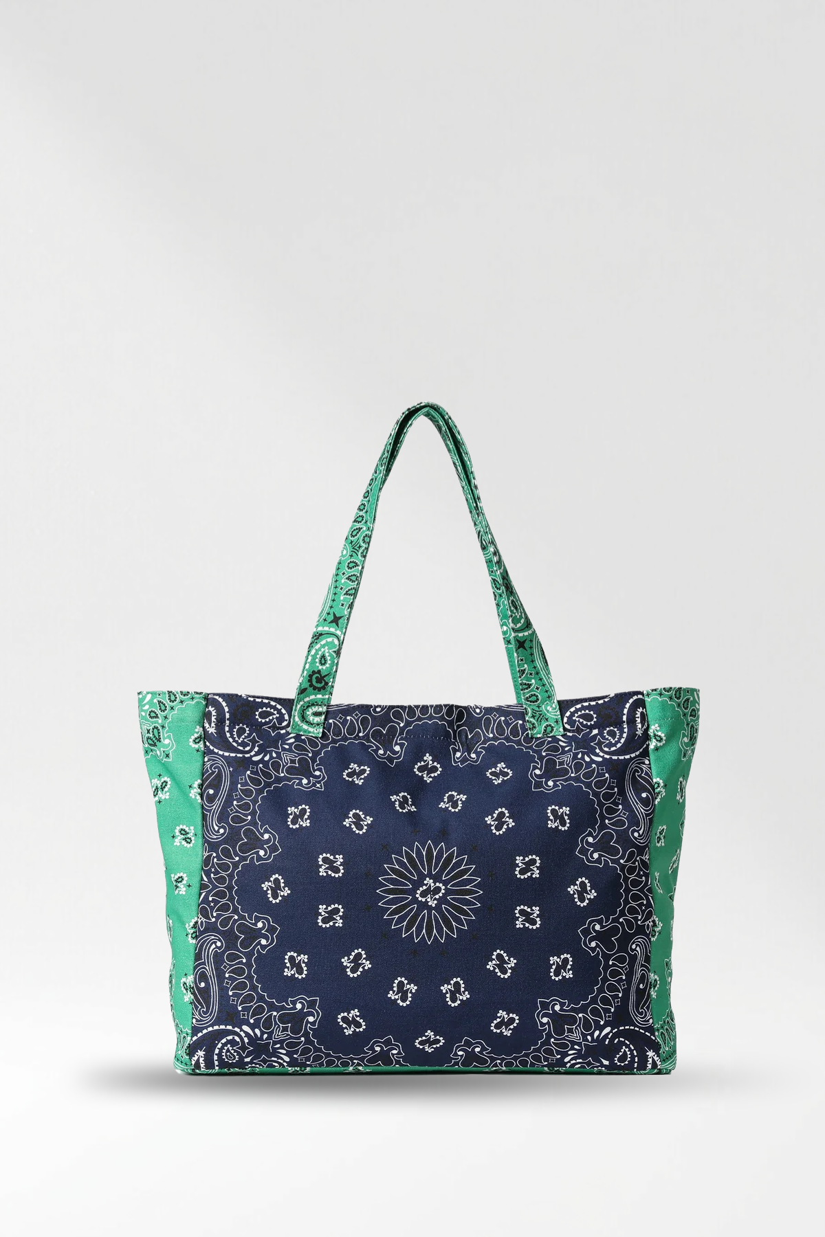 Bandana Print Canvas Tote